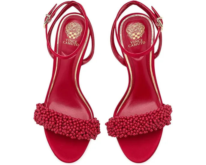 Vince Camuto босоножки на шпильке Arleem с ремешком на щиколотке и отделкой из бусин