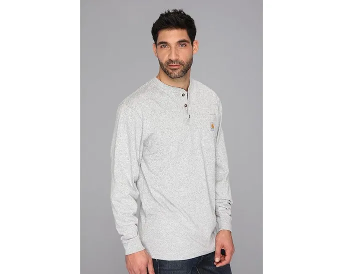 Carhartt Рабочая рубашка-поло с длинным рукавом и нагрудным карманом