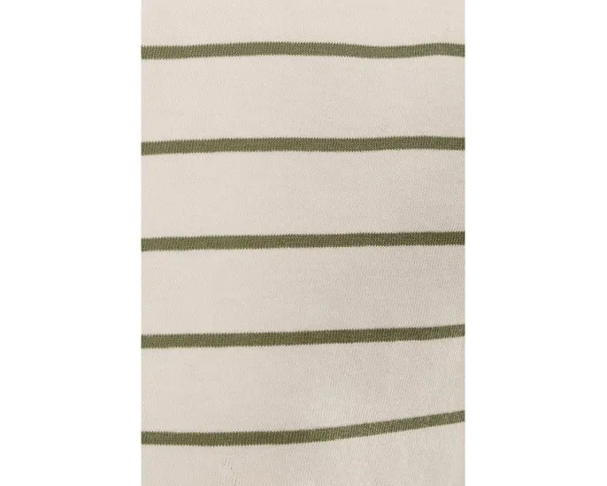 Vince Поло с длинным рукавом в полоску свободного кроя