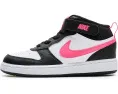 Детские кроссовки Nike Court Borough Mid 2 с застежкой на липучке из кожи