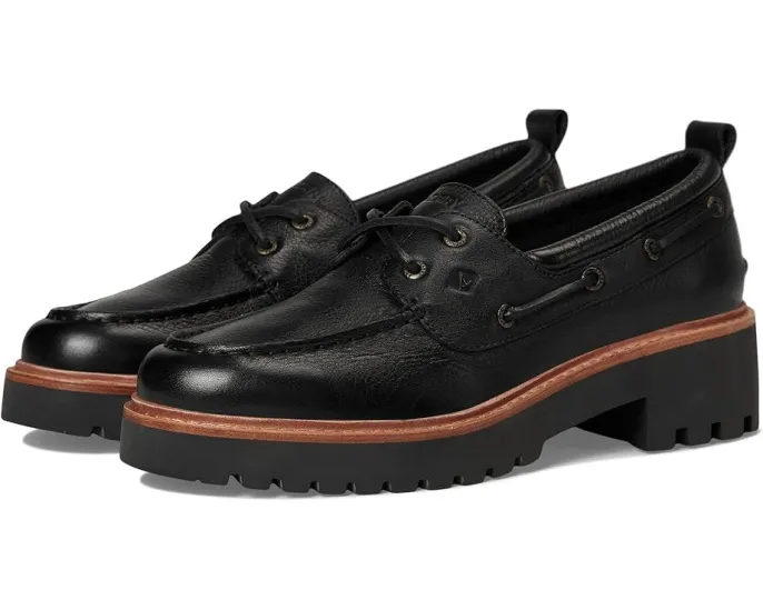 Ботинки Sperry AO 2 Eye Lug с массивной подошвой и кожаным верхом