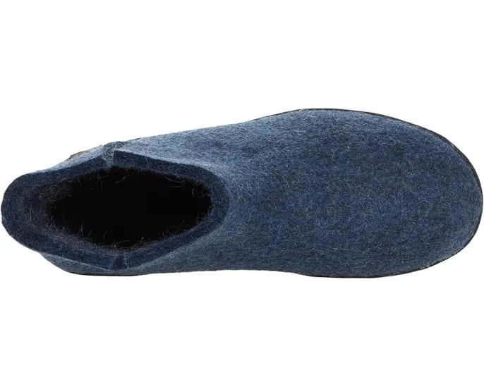 Glerups шерстяные ботинки с резиновой подошвой для дома и улицы