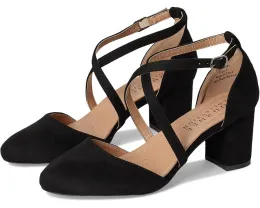 Туфли Journee Collection Foster на устойчивом каблуке с перекрестным ремешком