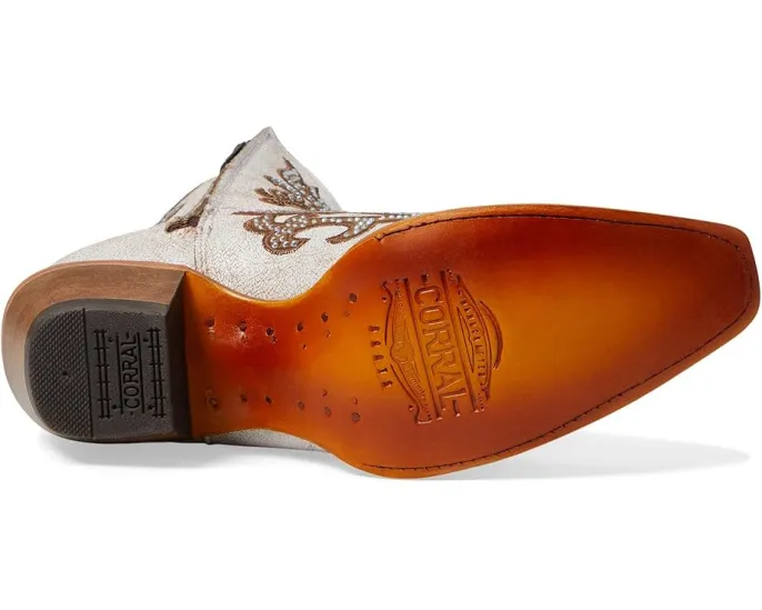 Сапоги Corral C4104 до щиколотки с вышивкой и кристаллами на молнии