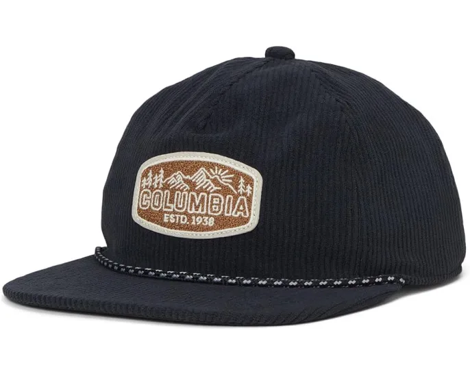 Кепка Columbia Packsaddle из мягкого вельвета с плоским козырьком