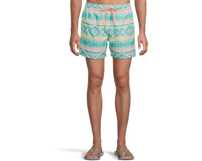 Плавки Chubbies The En Fuego's 5.5 дюйма с молнией и быстросохнущей тканью