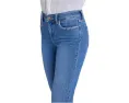 NYDJ Джинсы Marilyn Straight с прямыми штанинами до щиколотки Blue Paradise с декоративной строчкой