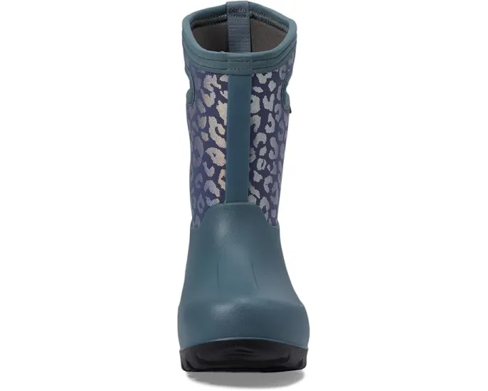 Детские сапоги Bogs Neo Classic с принтом леопарда и утеплением Neo Tech