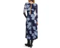 Платье миди Free People Calla с глубоким V-вырезом и разрезом