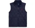 Polo Ralph Lauren Kids утепленная стеганая жилетка с флисовой подкладкой для детей постарше