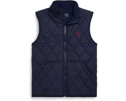 Polo Ralph Lauren Kids утепленная стеганая жилетка с флисовой подкладкой для детей постарше