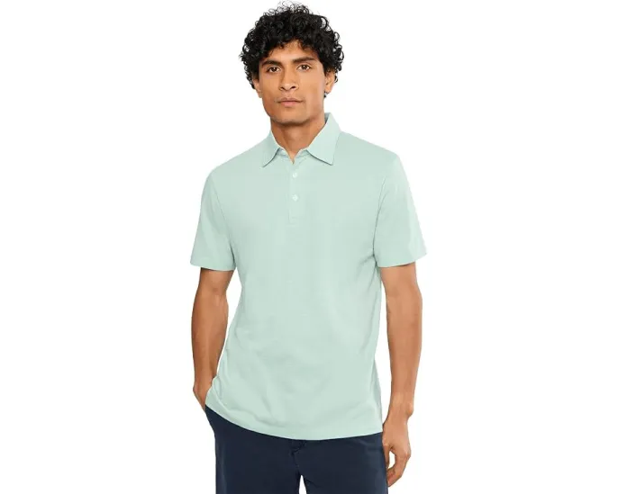Пило-футболка Faherty Sunwashed из органического хлопка с расслабленным кроем