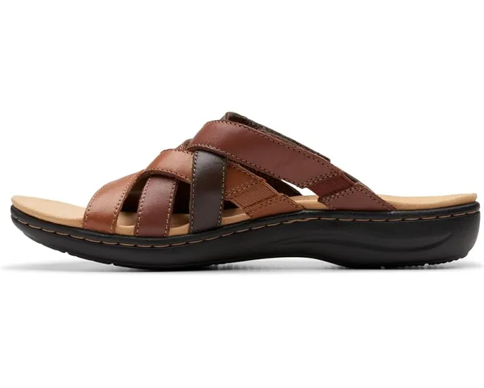 Плоские сандалии Clarks Laurieann Bali с открытым мысом и технологией Cushion Plus