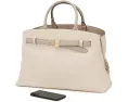 Сумка-сатчел Kate Spade New York Deco Colorblocked Pebbled Leather Large