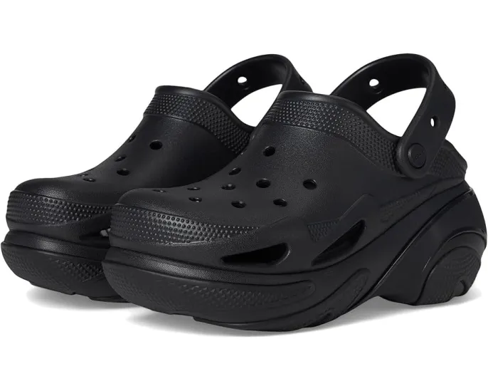 Crocs Bubble Crush Clogs с пузырьковым дизайном подошвы и вентиляционными отверстиями