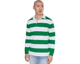 Рубашка-поло Polo Ralph Lauren Iconic Rugby с крашеной в массе полоской и вышивкой