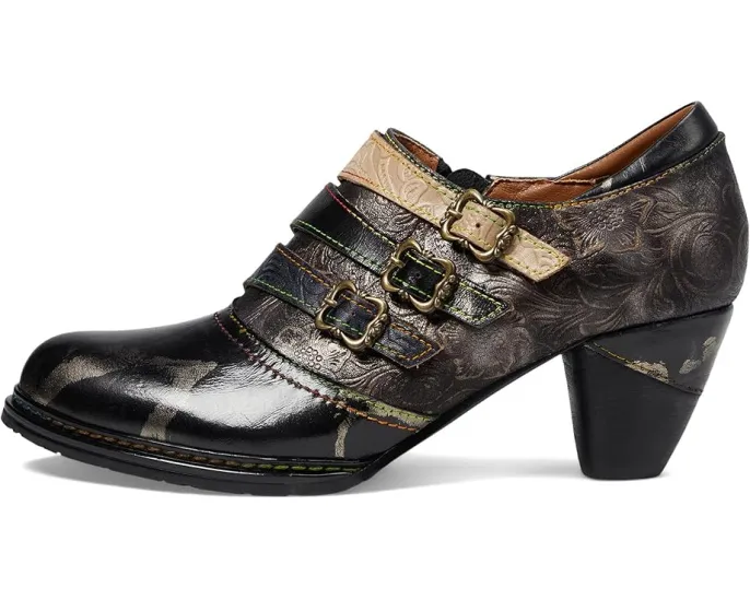 Ботильоны L'Artiste by Spring Step Graphic с декоративной пряжкой и бархатной подкладкой