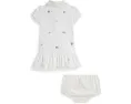 Комплект для девочки Polo Ralph Lauren Kids платье поло и шортики с вышивкой
