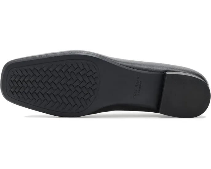 Cole Haan балетки Go-to Verley Horsebit из черной кожи