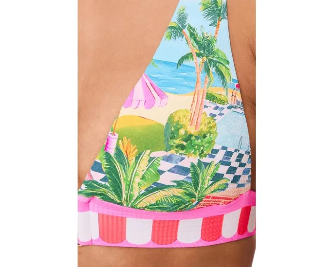 Топ BECCA Miami Beach Maddison с широкой повязкой на шее и поддержкой под грудью