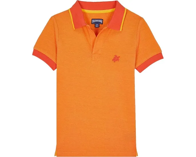 Детское поло Vilebrequin Kids Pantin Pique Polo в цвете Mais
