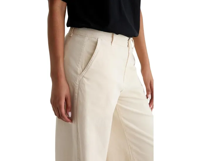 Брюки AG Jeans Stella Mid Rise Wide Leg Palazzo свободного кроя