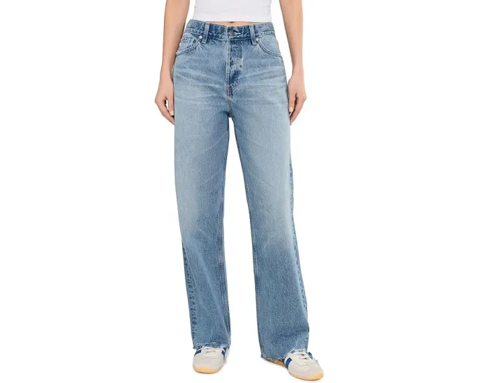 Джинсы AG Jeans Billie Relaxed Straight свободного прямого кроя из хлопка