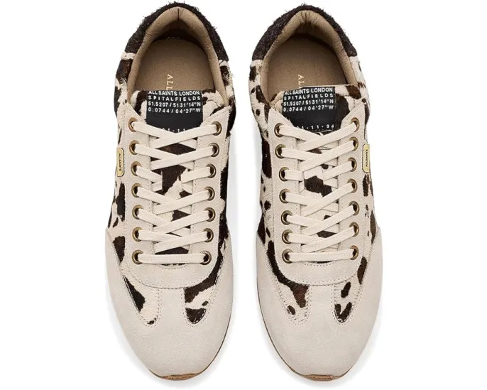 Кроссовки AllSaints Liam из замши с миндалевидным носком