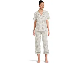 Короткий комплект пижамы Bedhead PJs из хлопкового трикотажа с короткими рукавами