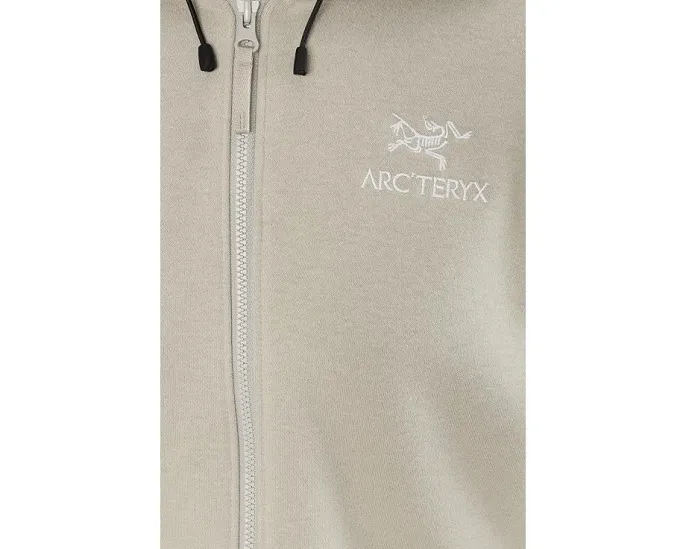 Кроп худи Arc'teryx Emblem Fleece Full Zip из флиса средней плотности