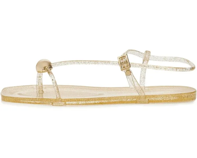 Босоножки Loeffler Randall Dana из блестящего материала с ремешками