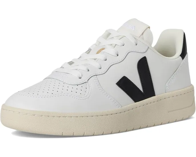 Кроссовки VEJA V-10 Prime из бычьей кожи с Уругвая на шнуровке