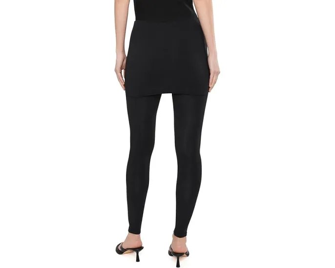 AllSaints Леггинсы Raffi из мягкой смесовой ткани с юбкой на поясе