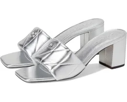 Сандалии COACH Holly на квадратном каблуке со стежкой и логотипом