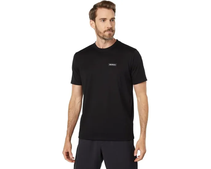 Футболка RVCA Icon Short Sleeve с принтом и резиновой нашивкой