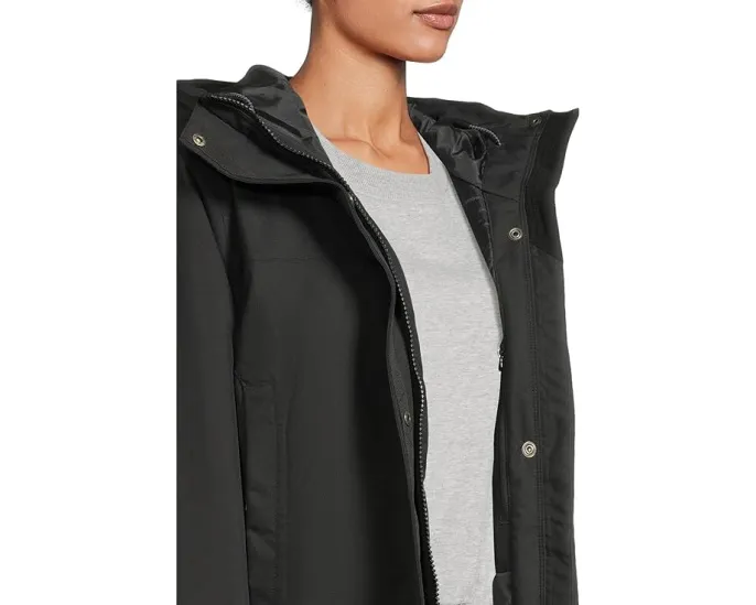 Длинная утепленная парка Fjällräven Nuuk Lite с капюшоном и искусственным мехом