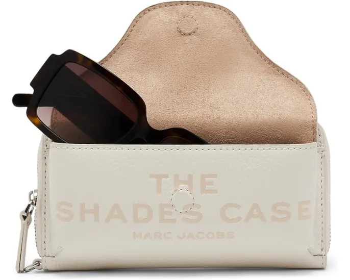 Marc Jacobs чехол для очков из натуральной кожи The Leather Shades Case