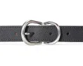 Двусторонний кожаный ремень Lauren Ralph Lauren с узором в клетку