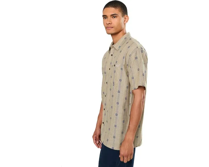 Billabong рубашка с коротким рукавом Sundays Jacquard