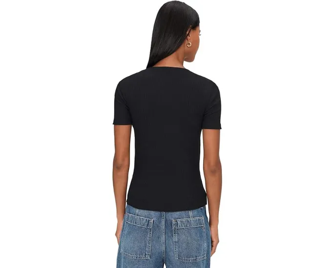 Топ с V-образным вырезом и кружевной отделкой Madewell