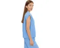 Полосатая рубашка Petite Striped Gauze Resort от NIC+ZOE из хлопка