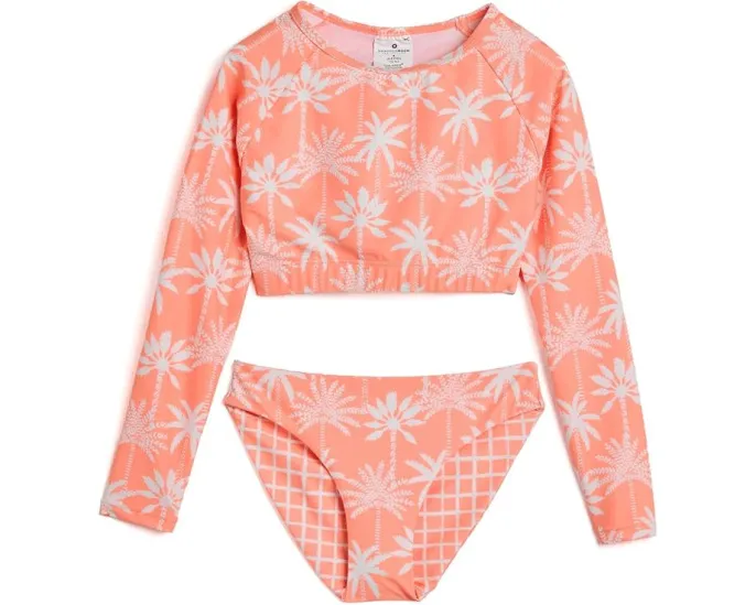 Snapper Rock Kids Двухкомпонентный рашгард с пальмами Cali Palms для детей