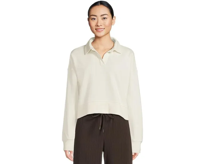 Beyond Yoga Свитшот Luxefleece с воротником и укороченным кроем