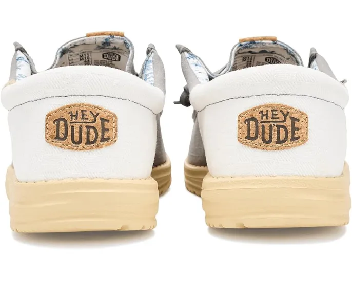 Кроссовки Hey Dude Wally Funk Summer Stitch с хлопковым верхом