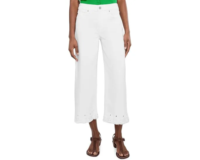 Джинсы Liverpool Los Angeles Petite с вышивкой Stride Crop Wide Leg Inseam 24
