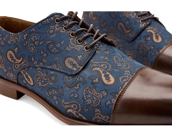Туфли Taft Jackshoe оксфорды из кожи с контрастной тканью и кожаной подошвой