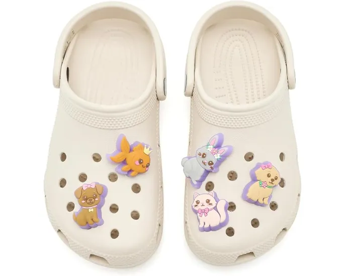 Набор украшений Jibbitz Holiday Packs для обуви Crocs с разноцветными шармами