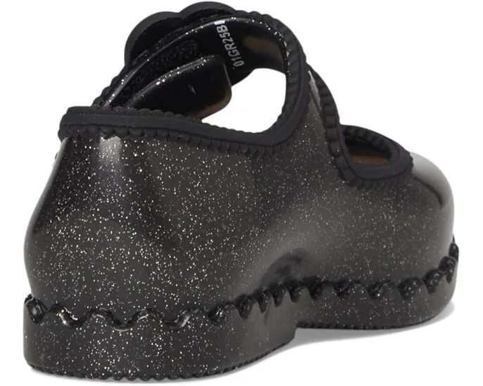 Балетки Hip Ballerina с аппликацией цветка и липучкой Mini Melissa