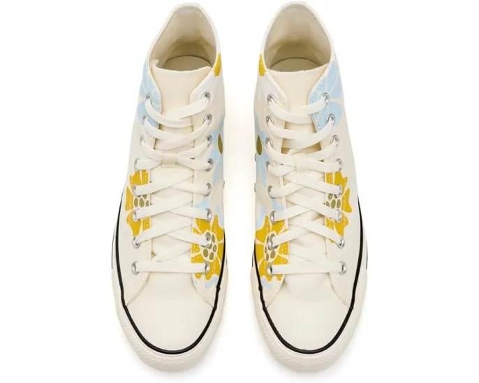 Кроссовки Converse Chuck Taylor All Star Retro Florals высокие с цветочным принтом