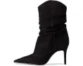 Ботинки Schutz Maryana Slouch из замши на шпильке